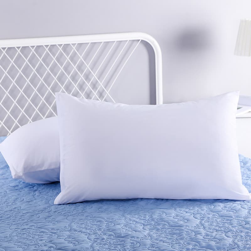 Cross-Border Polyester Knitted Waterproof Pillowcase, Anti-Hair Oil and Stain, Machine Washable Pillow Cover, Hotel Pillow Protector