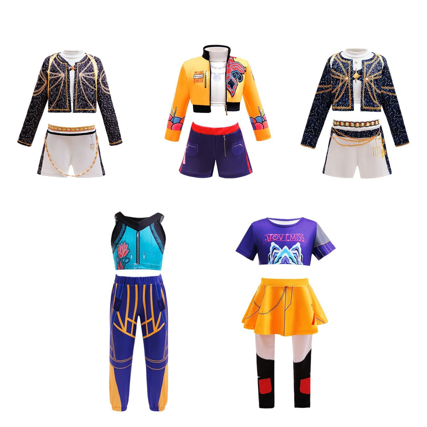 New witch hunter group Demon Hunter cross-border cosplay costume girl Rumi Zoimira suit