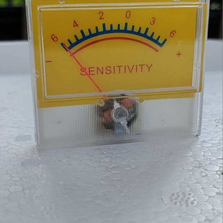 SENSITIVITY, VU METER, amplifier meter, audio meter,