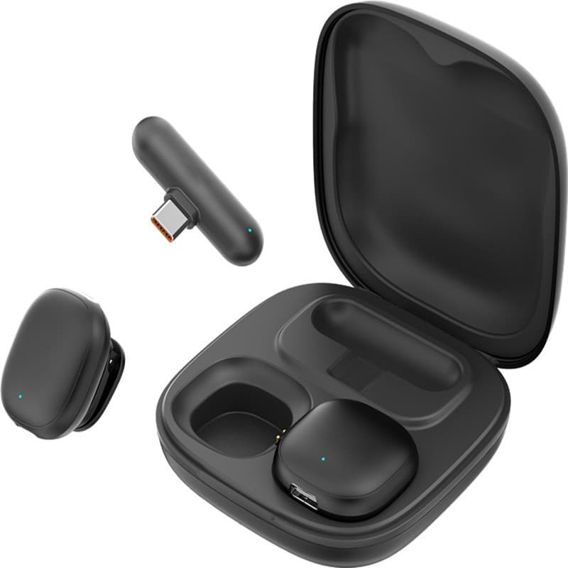 New AI Noise-Canceling Wireless Lavalier Microphone AI Noise Reduction Live Streaming Dedicated Microphone Magnetic Clip-on Mic