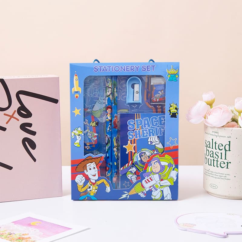 Children's school supplies stationery set gift primary school student gift box children's school supplies portable stationery set