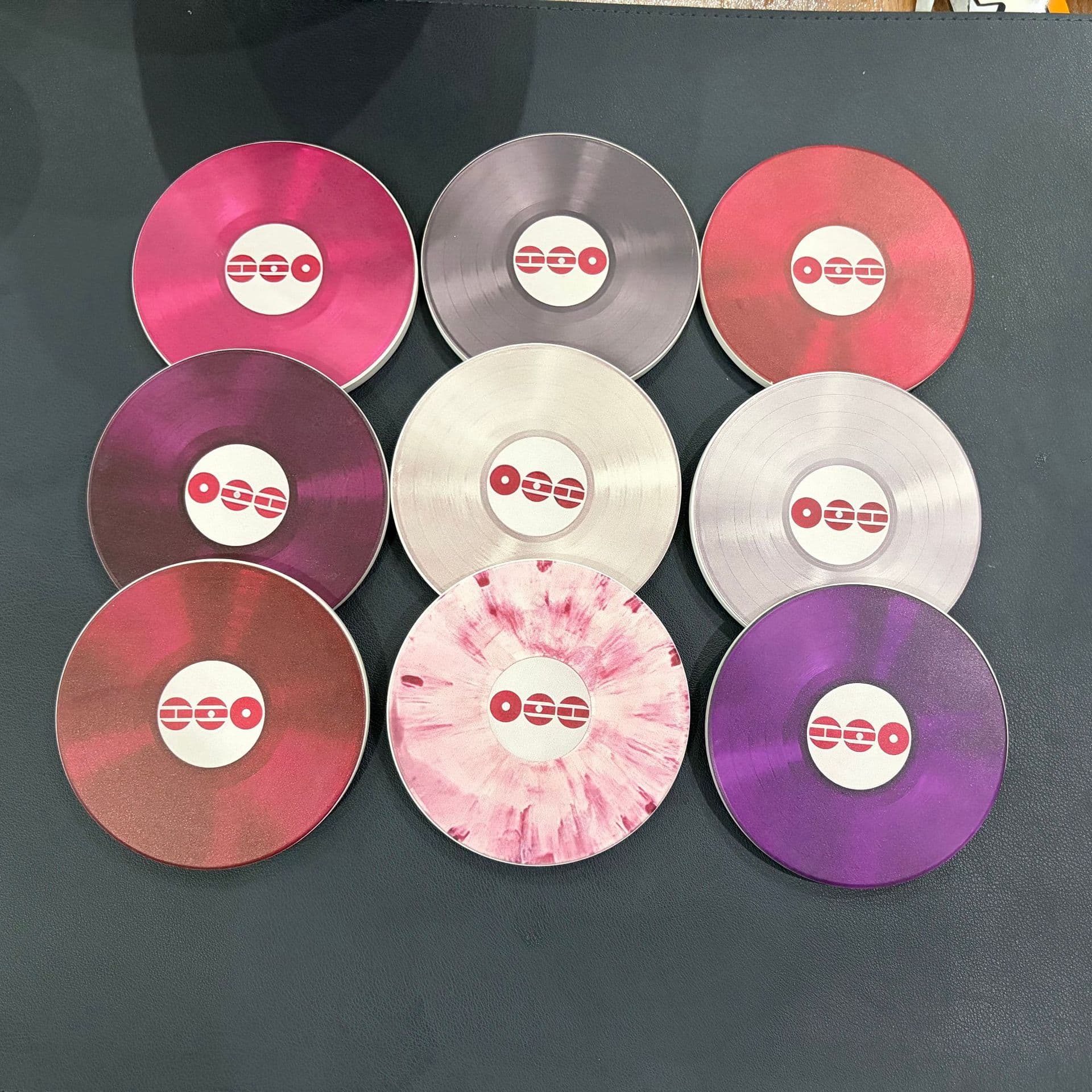 BTS New Album CD Pattern Ceramic Coaster Desktop Decoration