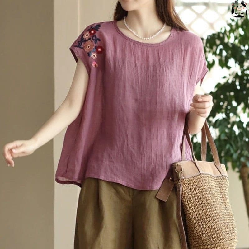 Premium Linen Cotton Sleeveless Top Women 2026 New Summer Middle-aged Mother Thin Plus Size Vest T-shirt