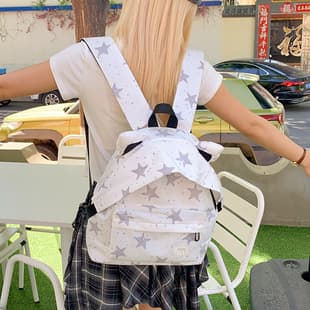 2025 New Forest Style Ins Japanese Solid Color Canvas Casual Small Backpack Vintage Niche Simple Student Backpack for Class