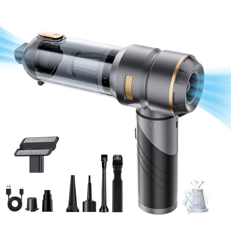 Small, high-suction, portable, inflatable, dual-purpose handheld car vacuum cleaner, wholesale.
