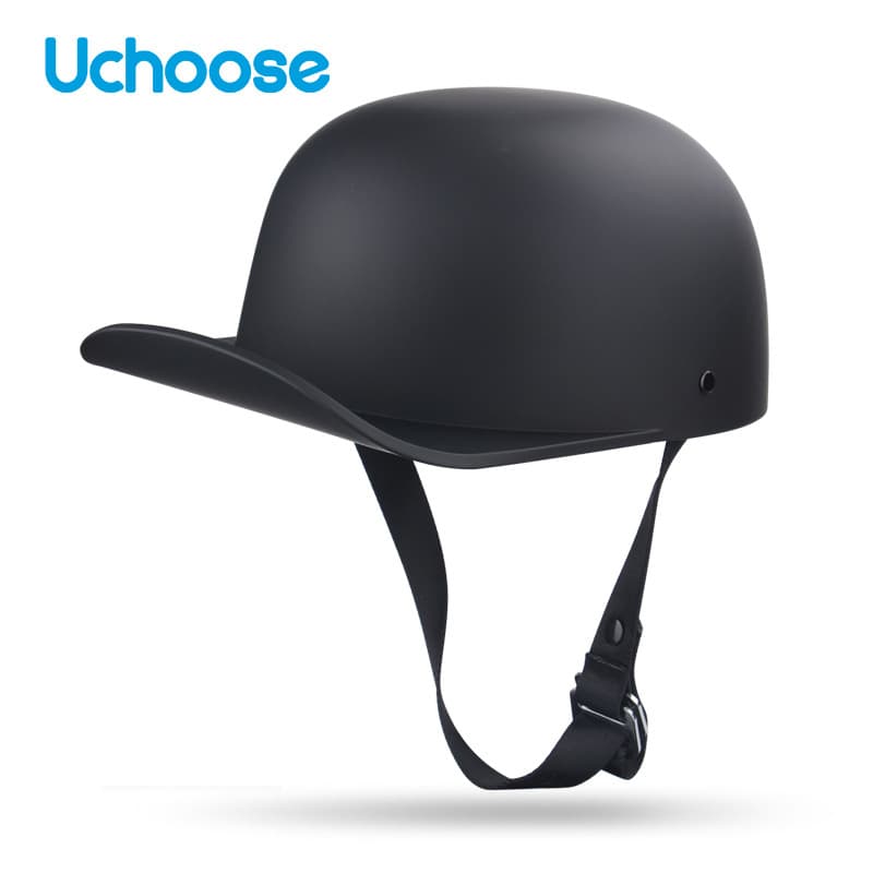 Wholesale Helmet Gray Motorcycle Harley Retro Half Helmet Personalized Safety Cap Visor Sticker Motorcycle Half Helmet