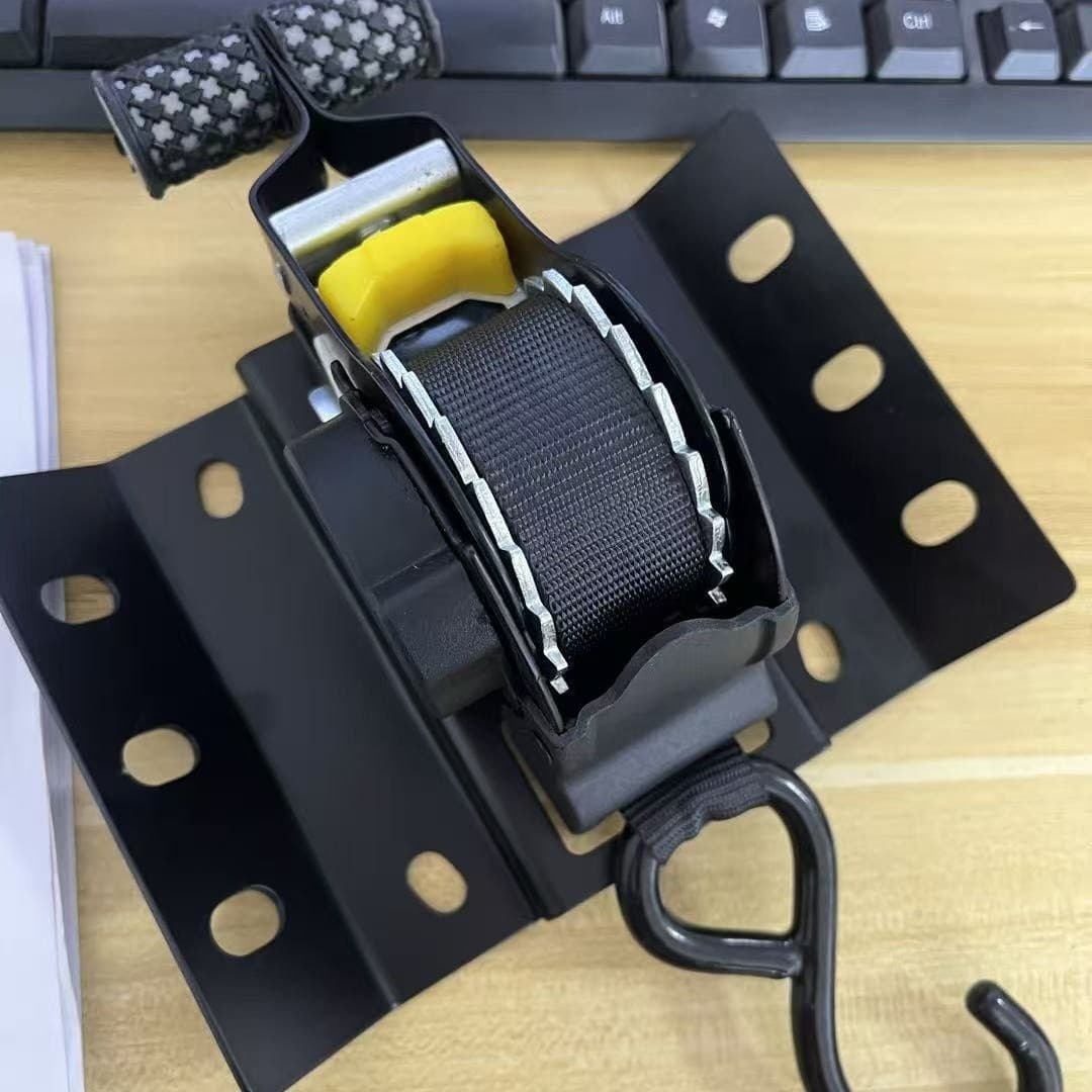 Automatic recycling ratchet tensioning belt cargo binding belt car and motorcycle transportation fixed tensioner binding belt