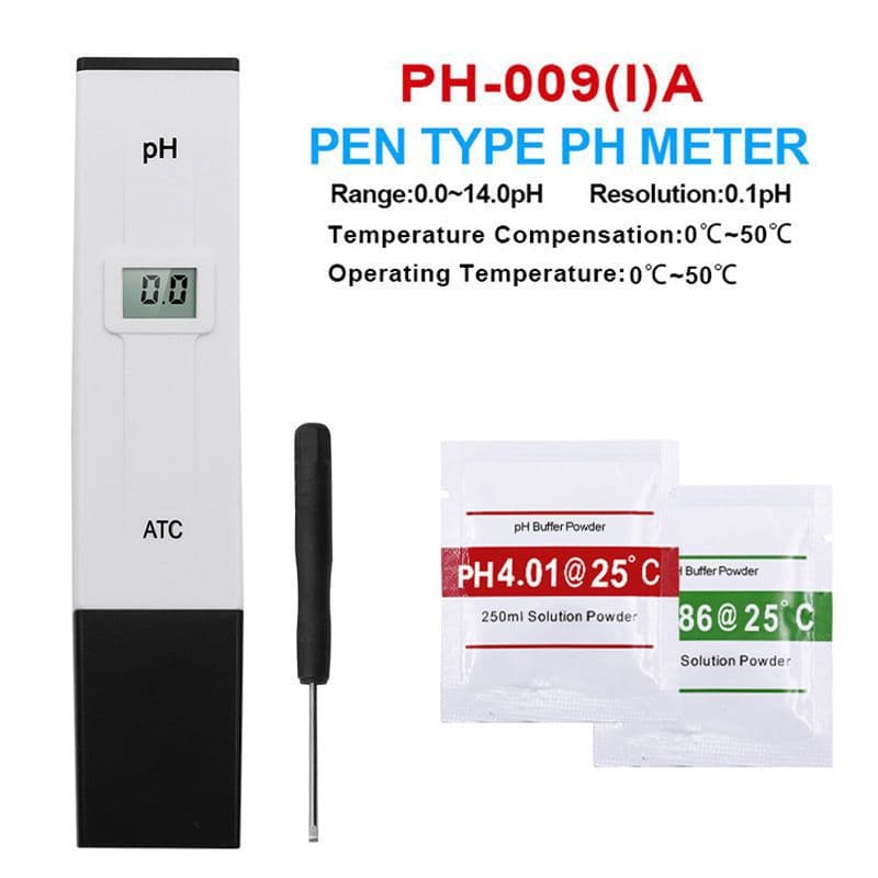 Portable High Precision pH Testing Pen, Acidity Meter for Water Quality Instrument Testing