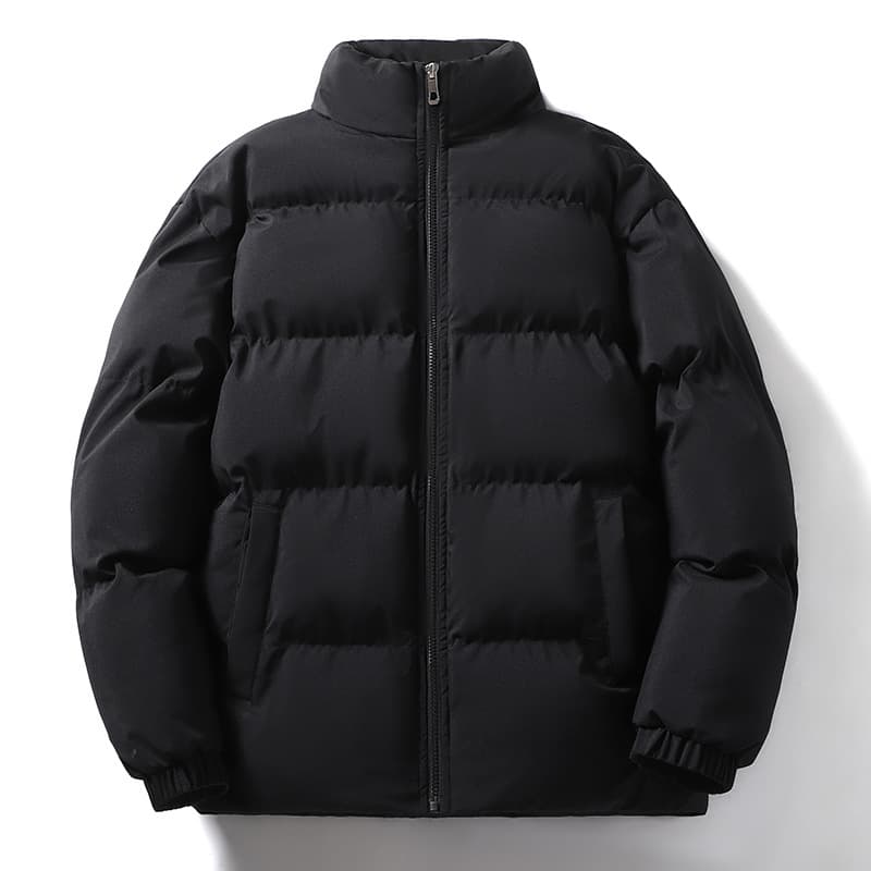 Stand Collar Cotton Jacket Men's Coat 2023 Winter Casual Loose Couples Cotton Padded Thick Warm Youth Student Cotton Coat