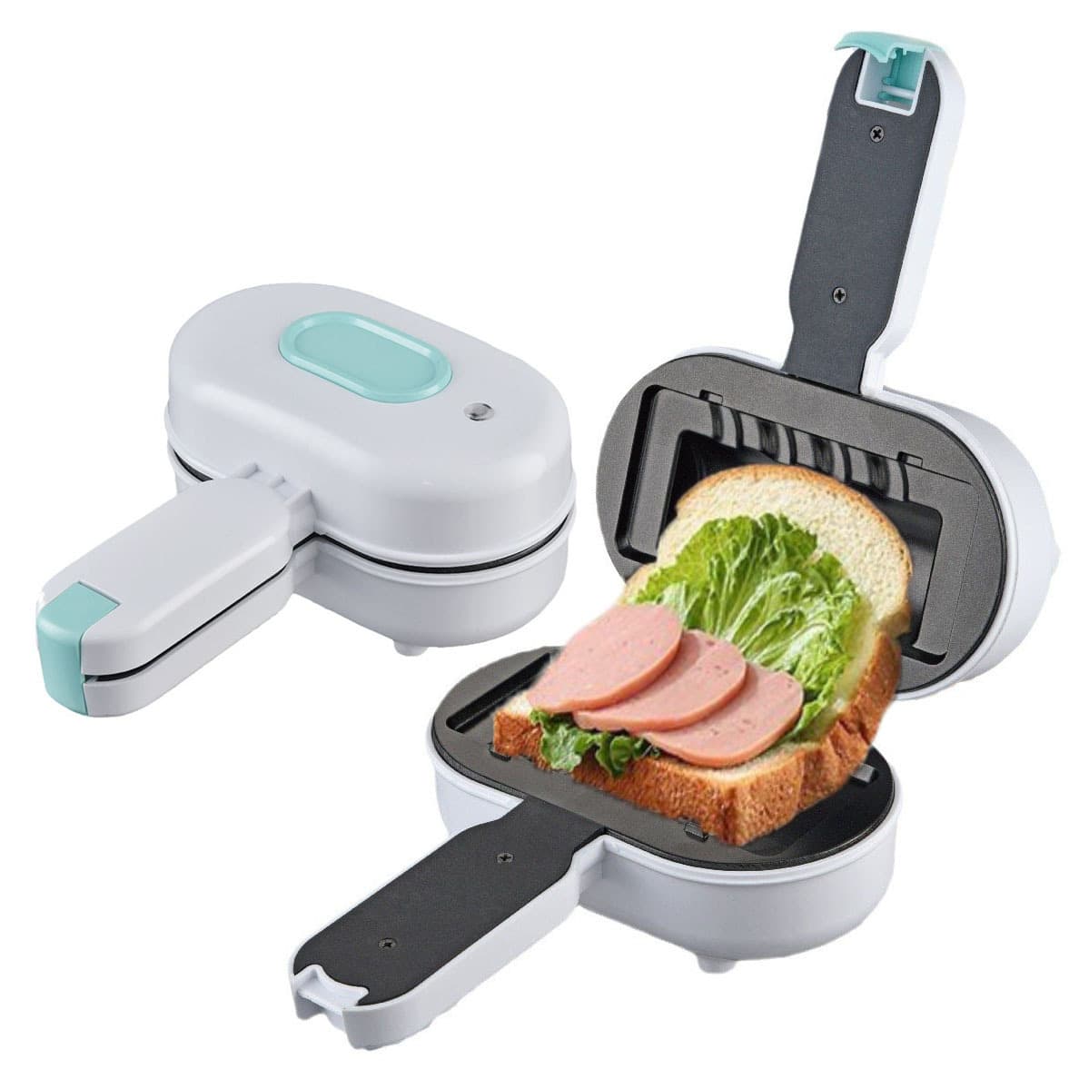 Cross-border Multi-functional Convenient Breakfast Maker, Kitchen Small Sandwich Maker, Panini Press, Toaster, Hot Dog Machine