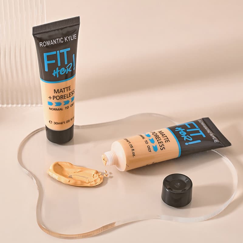 Cross-border Soft Tube Natural Color Foundation Concealer Long-lasting, Sample Size, Covers Blemishes and Dark Circles