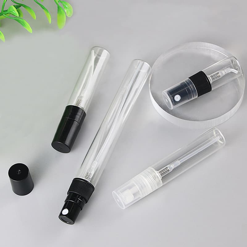 Perfume Refill Bottle 2ml-3ml-5ml-10ml Skincare Water Toner Sunscreen Spray Transparent Glass Bottle