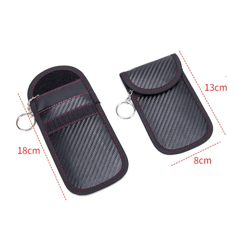 Car Key Signal Shielding Bag Anti-theft Rfid Electromagnetic Shielding Key Holder Prevents Credit Card Demagnetization