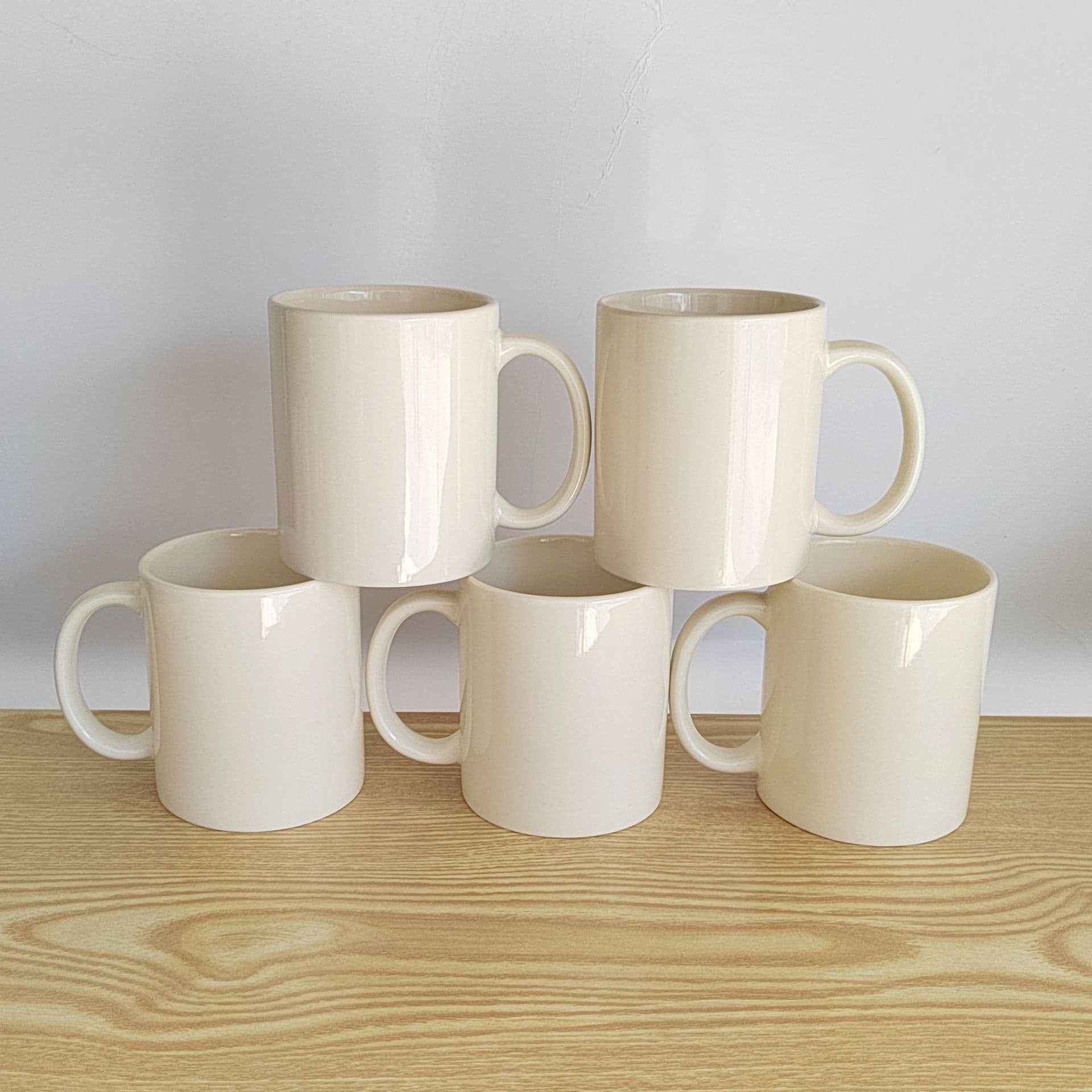 Trendy Cream Retro Milk Mug Amazon Beige Mug Home Couple Ceramic Cup Simple Coffee Mug