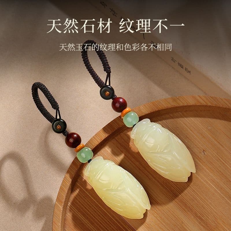 Hetian jade "A Star Is Born" pendant, baby's "Top Scholar" pendant, accessory, jade pendant, unisex necklace, keychain