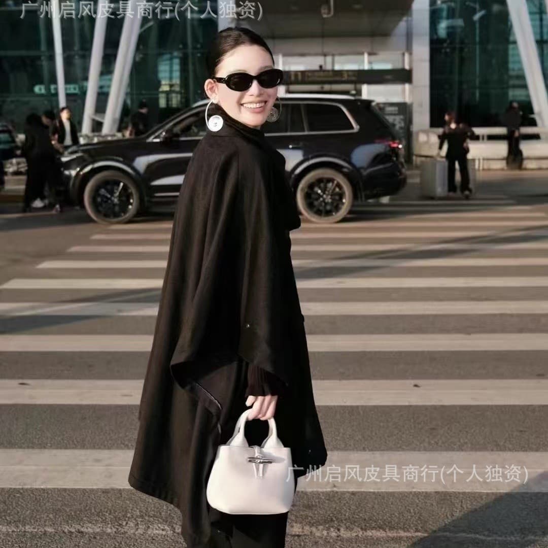 Longchamp Bamboo Handle Handbag New Mini Shoulder Crossbody Bag Light Luxury Women's Bag