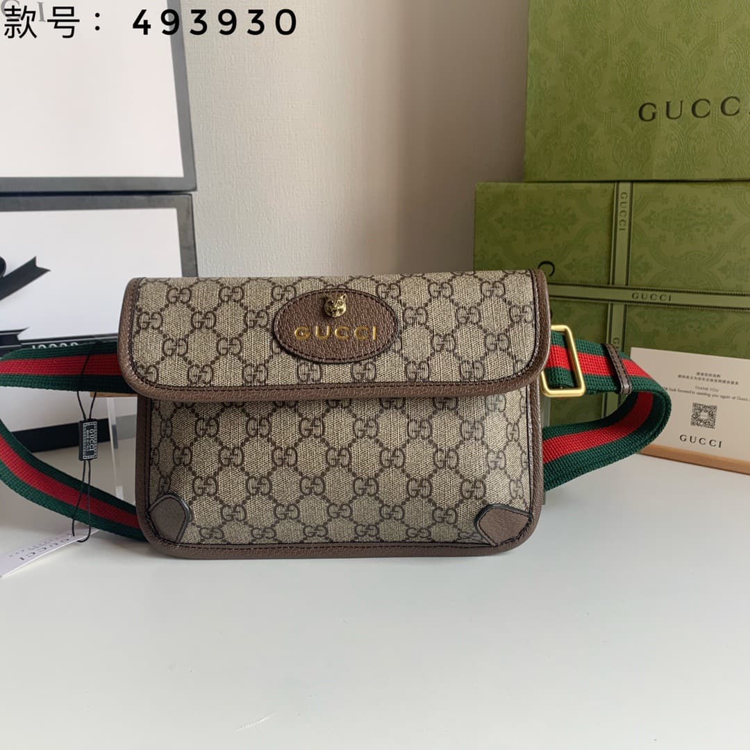 Popular Tiger Head Waist Bag Presbyopia Bag Boys Chest Bag Crossbody Bag 2025 Men and Women Commuting and Going Out Simple and Versatile Handheld