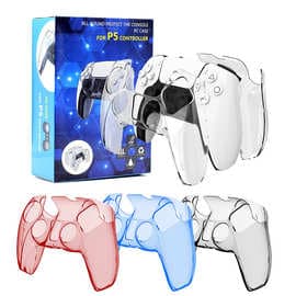 Suitable for PS5 Crystal Case PS5 Controller Transparent Protective Case PlayStation 5 Controller PC Hard Shell Accessories