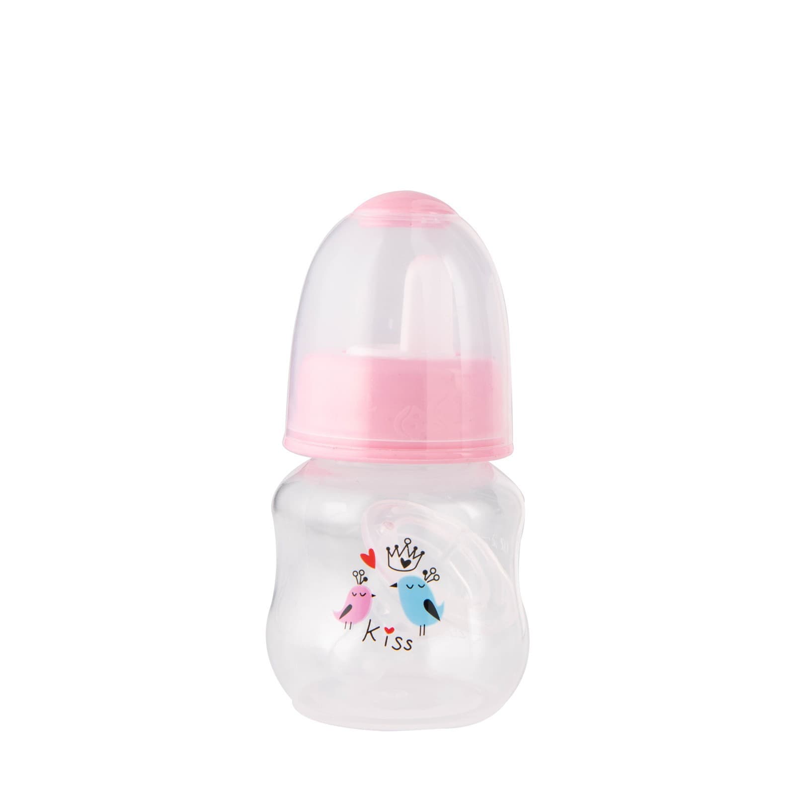 Newborn and infant standard-neck PP bottles, 60ml anti-colic curved gourd-shaped bottles, wholesale