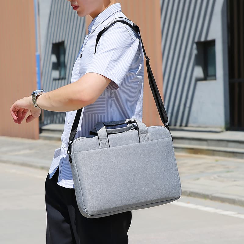 Laptop Bag Business 2025 Solid Color Sleeve Casual Travel Commute Tablet Office Notebook Briefcase
