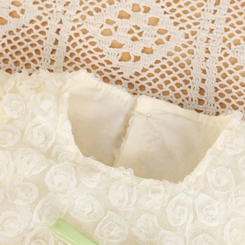 Newborn baby sweet skirt, summer thin baby girl's hundred-day princess style clothes, fashionable romper clothes
