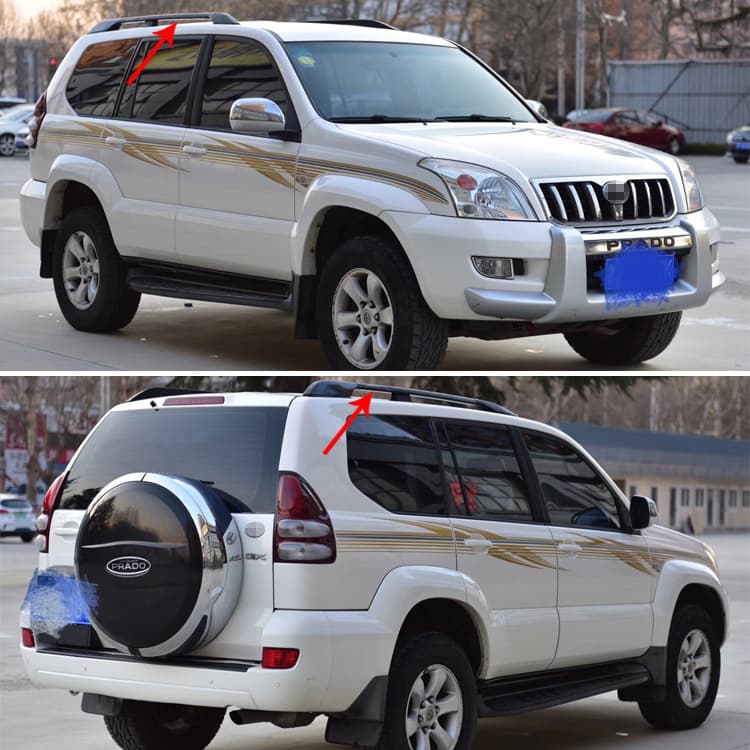 Compatible with 2009-2018 Toyota Prado Land Cruiser FJ150 Roof Rack Cover