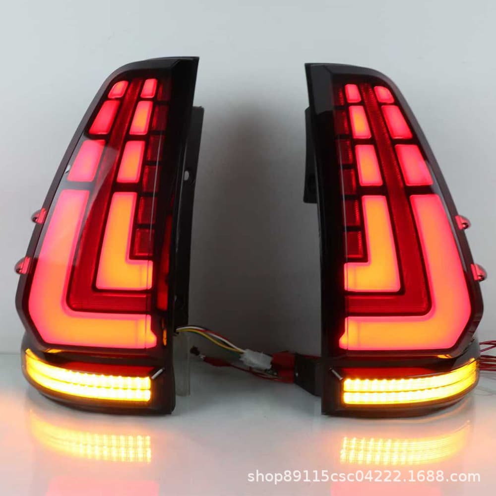LED Tail Light Assembly with Sequential Turn Signal for Toyota Prado 2003-2009