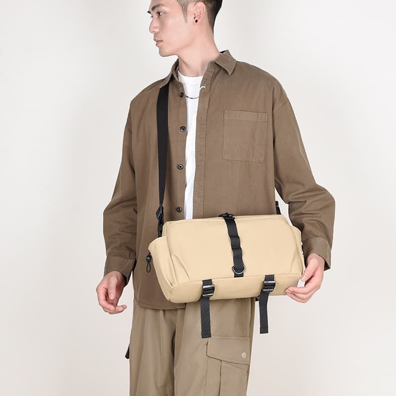 Trendy Men's Crossbody Bag, Large-Capacity Travel Shoulder Bag, Casual Versatile Shoulder Bag, Student Commuting Multi-Purpose Fitness Bag