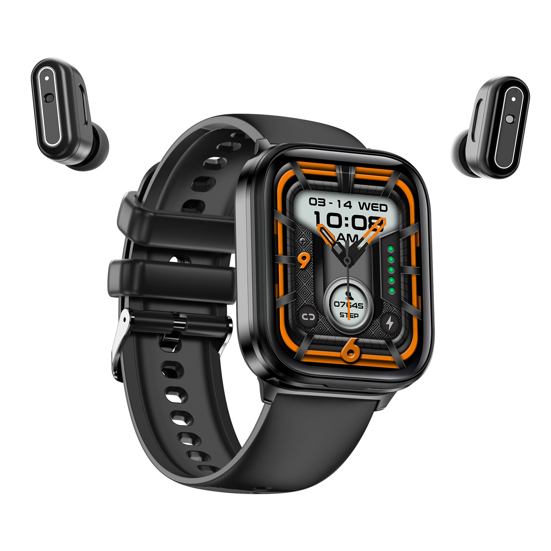 x9 Bluetooth Earbuds Call Smart Watch 2-in-1 TWS Earbuds Heart Rate Blood Oxygen Sport FlowFit
