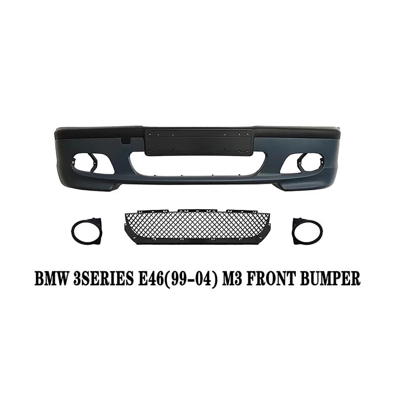 Custom Front Bumper for BMW 3 Series E46 99-04 M3 Front Bumper Car Modification Accessories