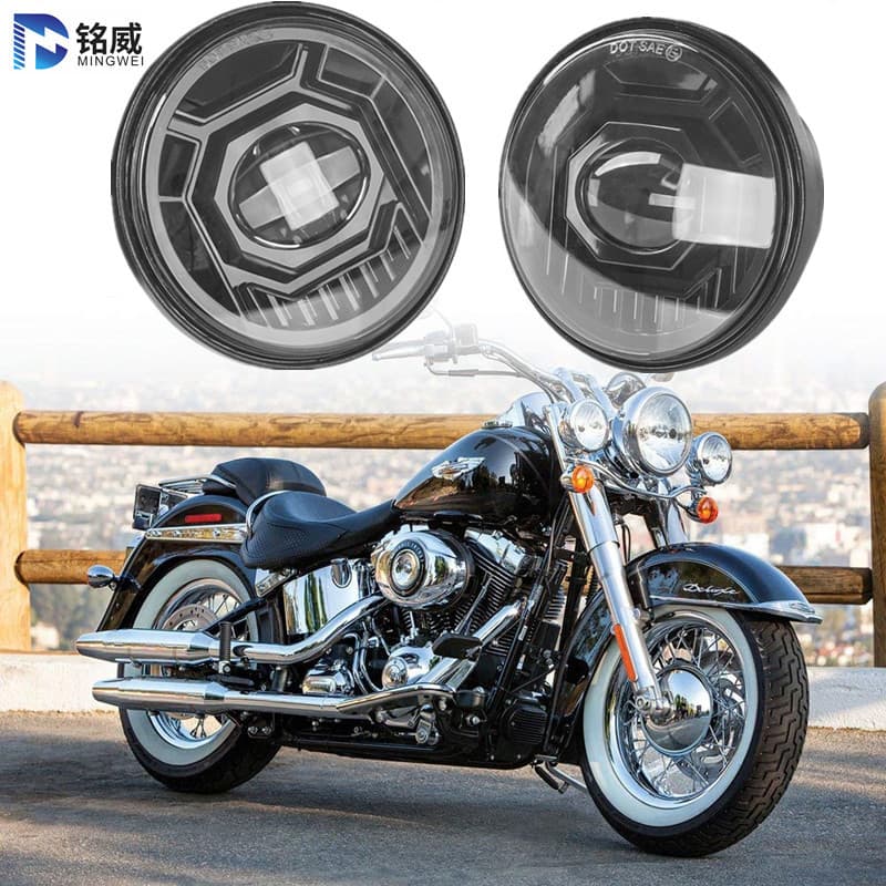 New 4.5-inch 30W Harley Fog Light Modification, Harley Davidson Turn Assist Side Light