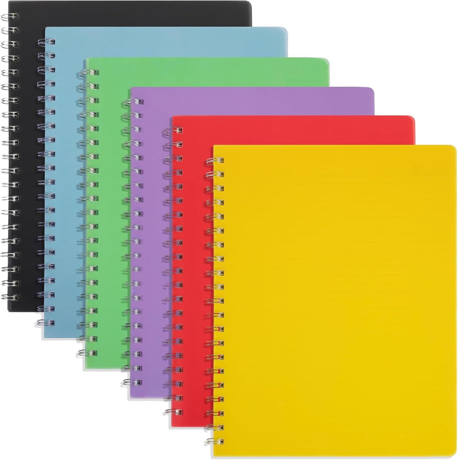 Factory Wholesale A4 A5 Colorful PP Coil Notebook Frosted Waterproof Notebook Student Memo Pad Office Planner