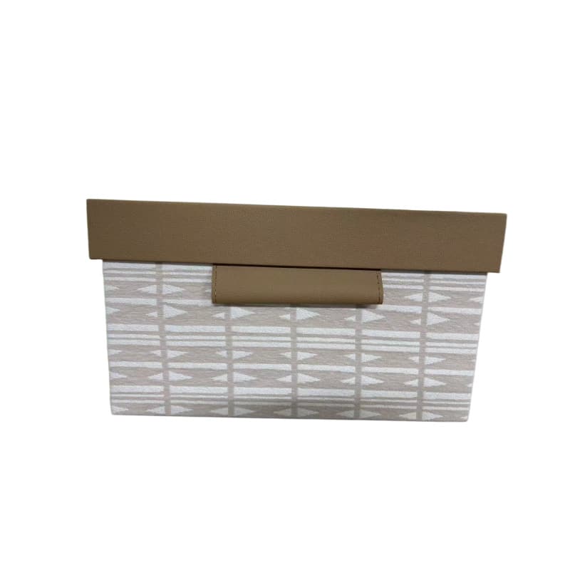 Home Sample Room Closet Woven Leather Storage Box Minimalist Luxury Storage Box Soft Decoration Home Decor