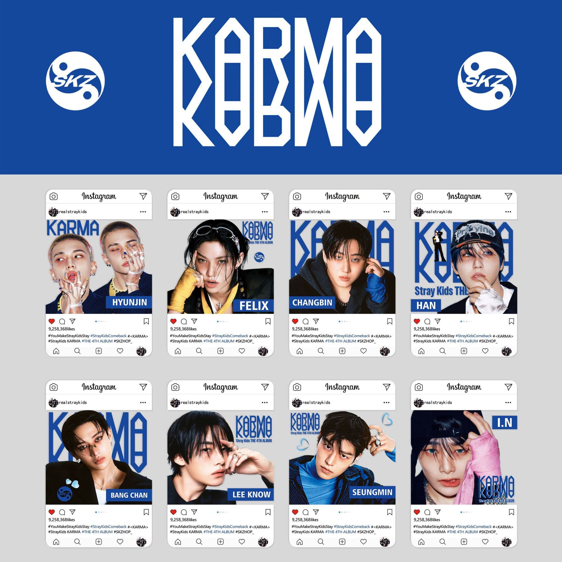 StrayKids through card regular album KARMA peripheral Kim Seung-min cute collection pvc card small card