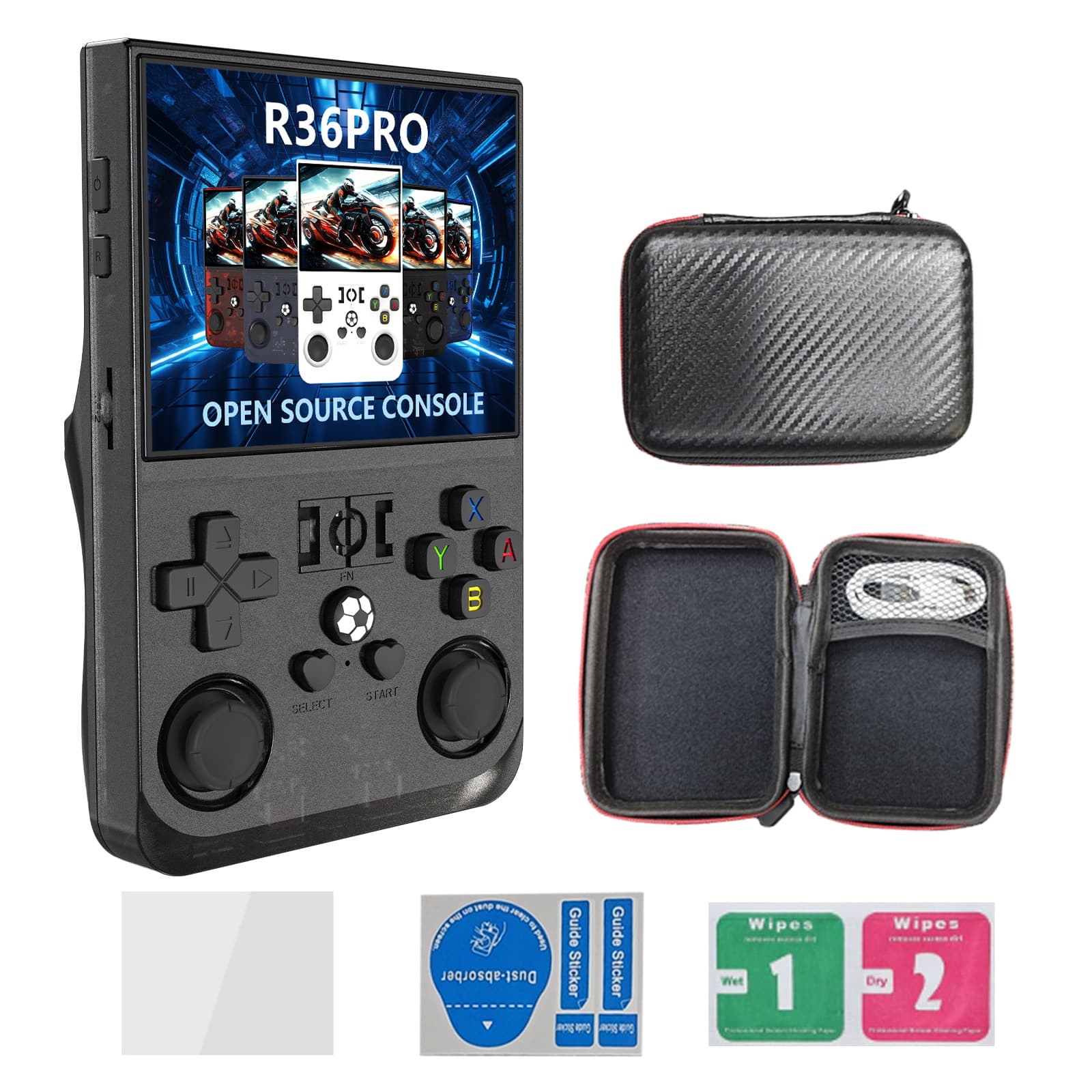 Cross-border R36PRO open source handheld game console portable retro GBA arcade PSP dual joystick handheld touch screen