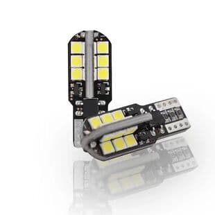 Car Bulb T10 Canbus 3030 24SMD Canbus LED Marker Light High Brightness License Plate Light Multicolor