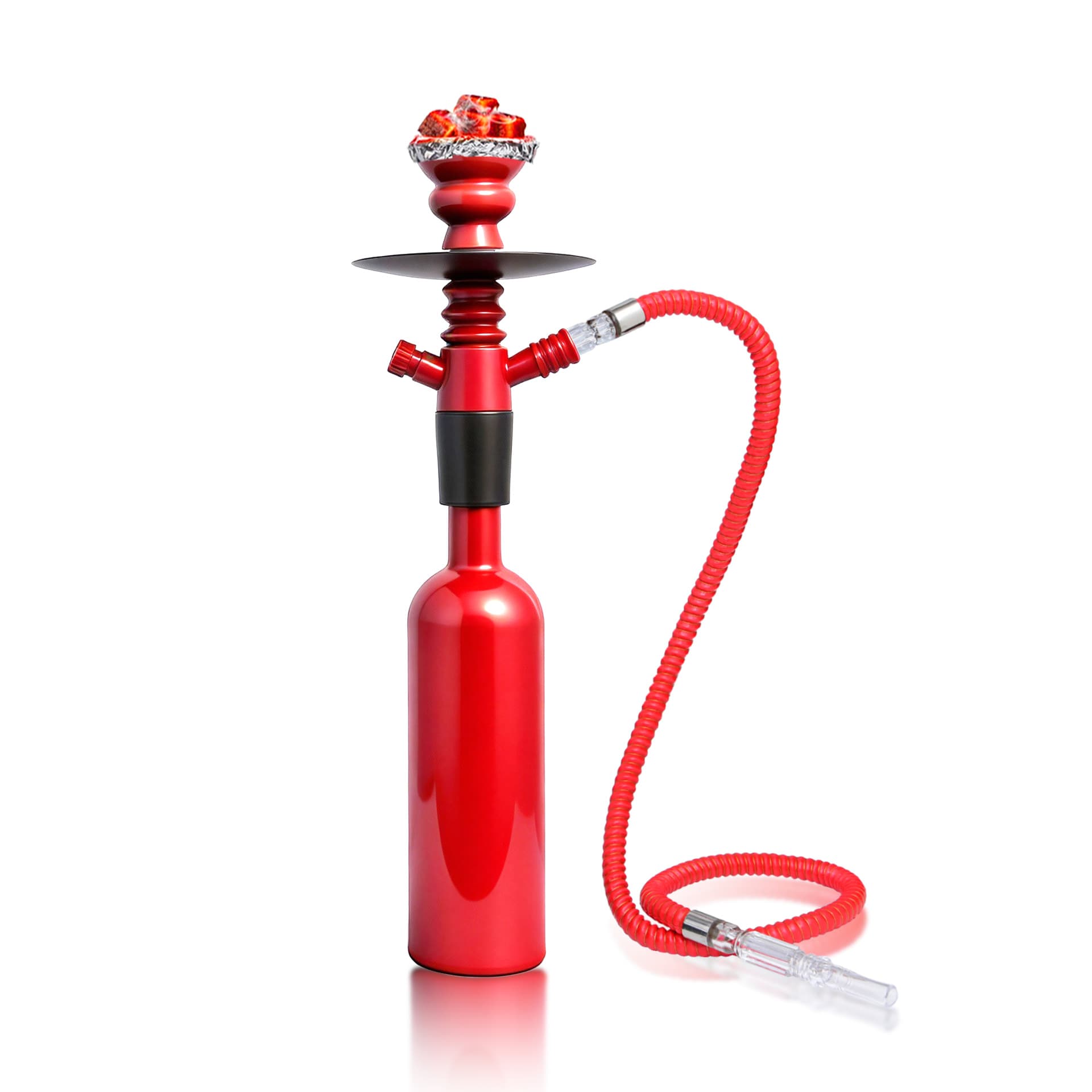 Cross-border foreign trade supply manufacturer HOOKAH hookah portable red wine bottle plug universal hookah set shisha pot