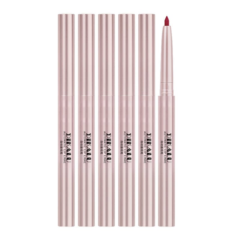 DIKALU Automatic Rotating Lip Liner Pen Lipstick Tool Lip Pencil Line Pen Waterproof Moisturizing Long-Lasting