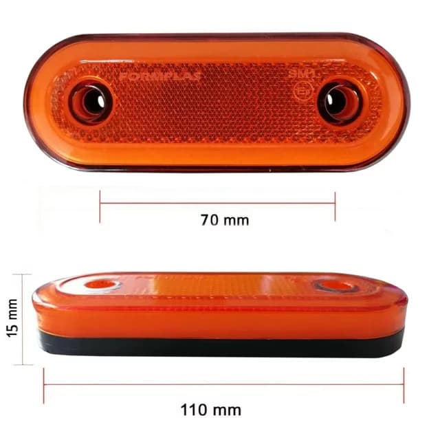 Canri Supply High-Quality LED Light Guide Truck Side Lamp LED Light Guide Signal Light