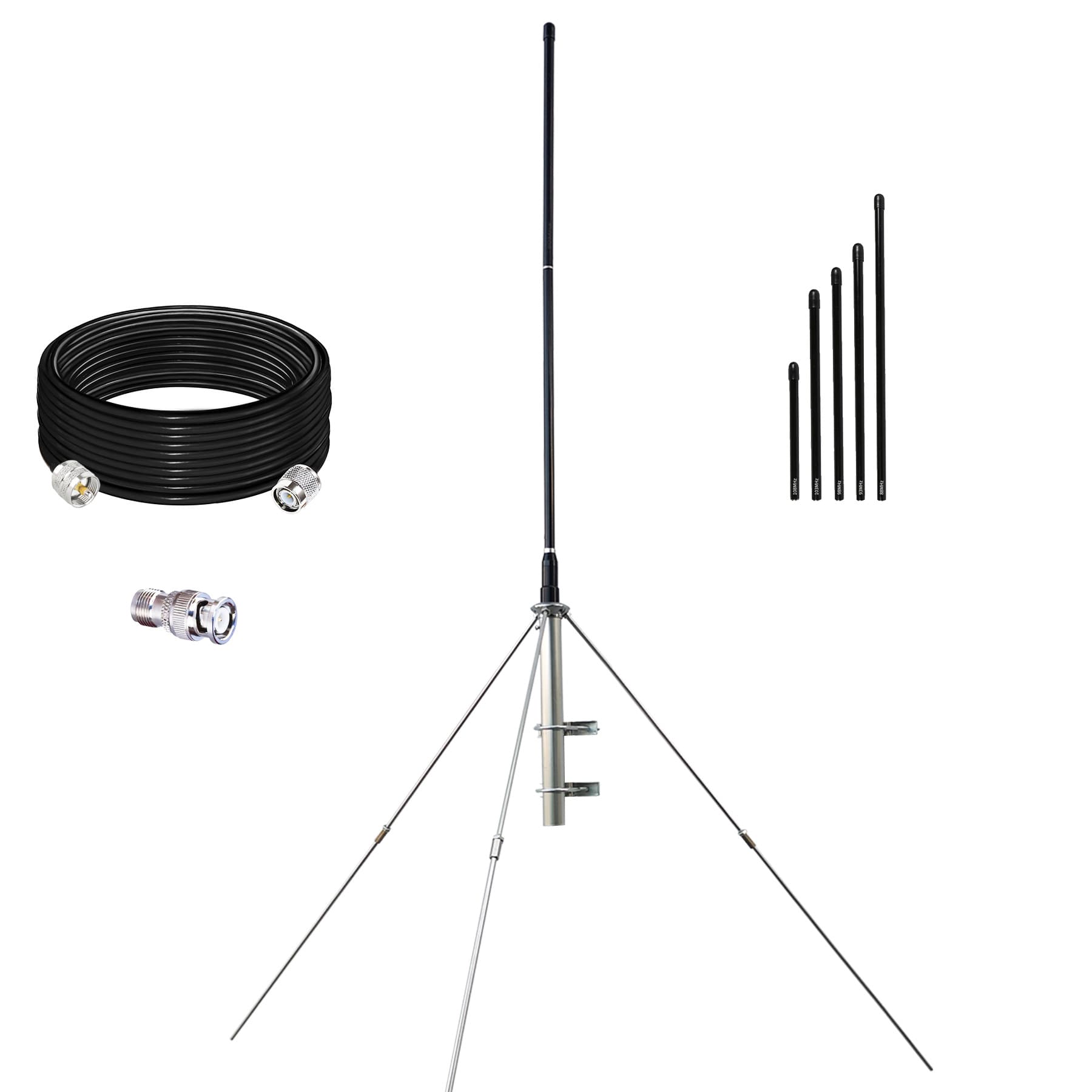 FM Broadcast Antenna GP100 1/4 Wave 87-108MHz FM Transmitter