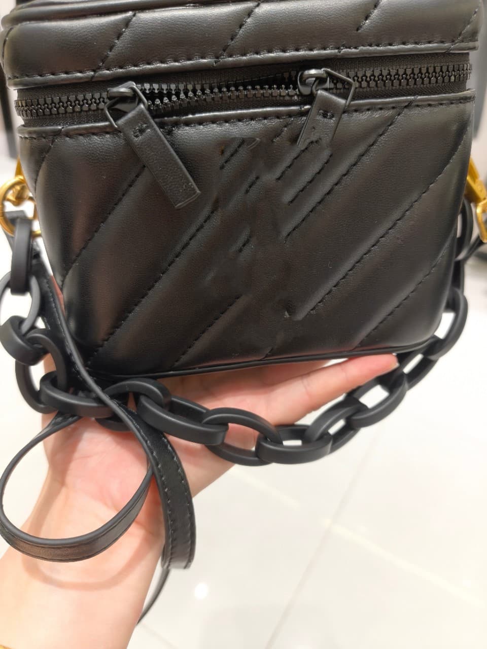 YSL DIY 2025 New Style Small Square Bag Women's Shoulder Bag Fashionable Minimalist Crossbody Bag Makeup Case Transformation