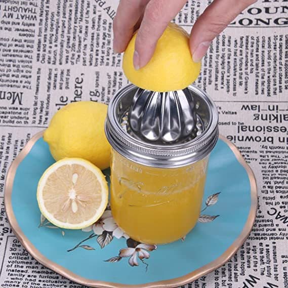 Mason jar manual juicer, household 304 stainless steel juicer, orange and lemon squeezer, Amazon machine