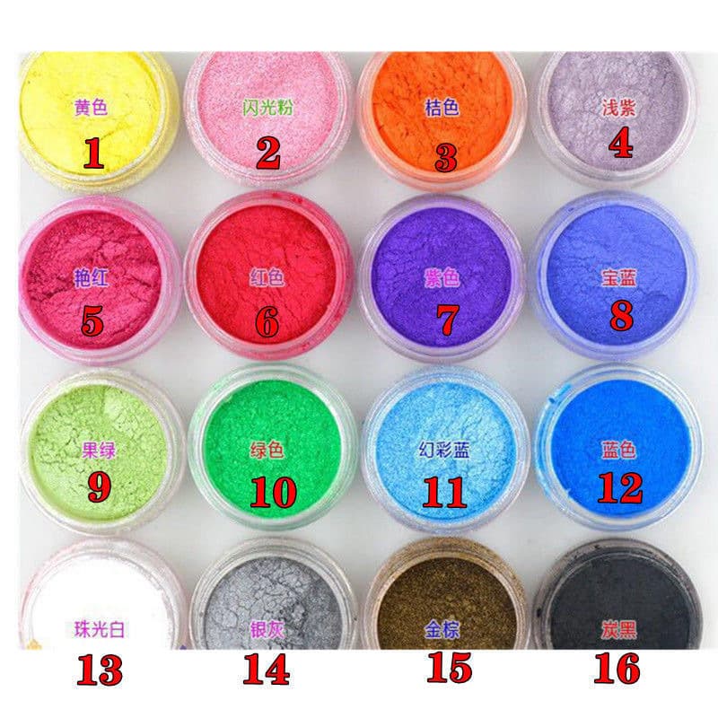 2g Box Pearl Pink Pigment Powder Eyeshadow Coloring Powder DIY Filler Slime Crystal Resin Makeup