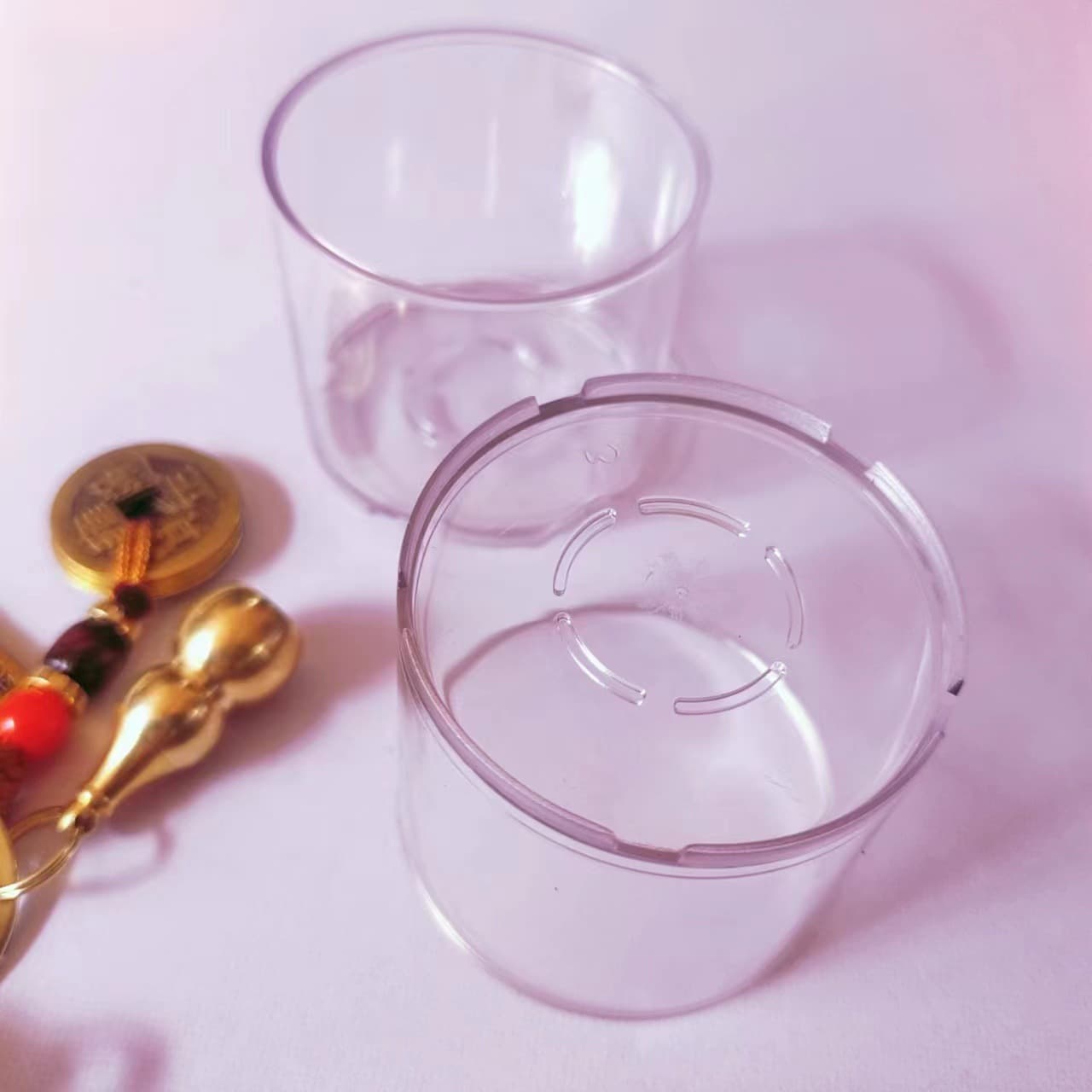 Candle shell pc candle cup plastic wax cup tea wax cup pc candle cup plastic cup cross-border DIY wax cup