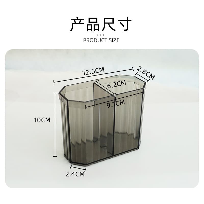 Minimalist Pen Holder Organizer Large Capacity Pencil Cup Cosmetic Brush Nail Art Pen Storage Container Nail Art Pen Holder Organizer
