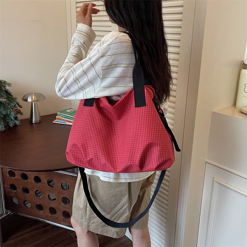 Fashionable Large Capacity Shoulder Bag Underarm Tote Bag New Work Commute Nylon Trendy Student Crossbody Bag