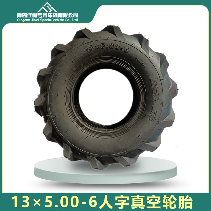 13x500-6 Tubeless Tire Agricultural Vehicle Micro Tiller Rotary Tiller 500-6 Herringbone Tubeless Tire Factory Direct Supply