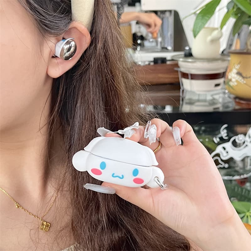 For Samsung Buds FE Wireless Bluetooth Headset Protective Case, Stereo Silicone Cartoon All-Inclusive, Compatible with Buds 2 Pro
