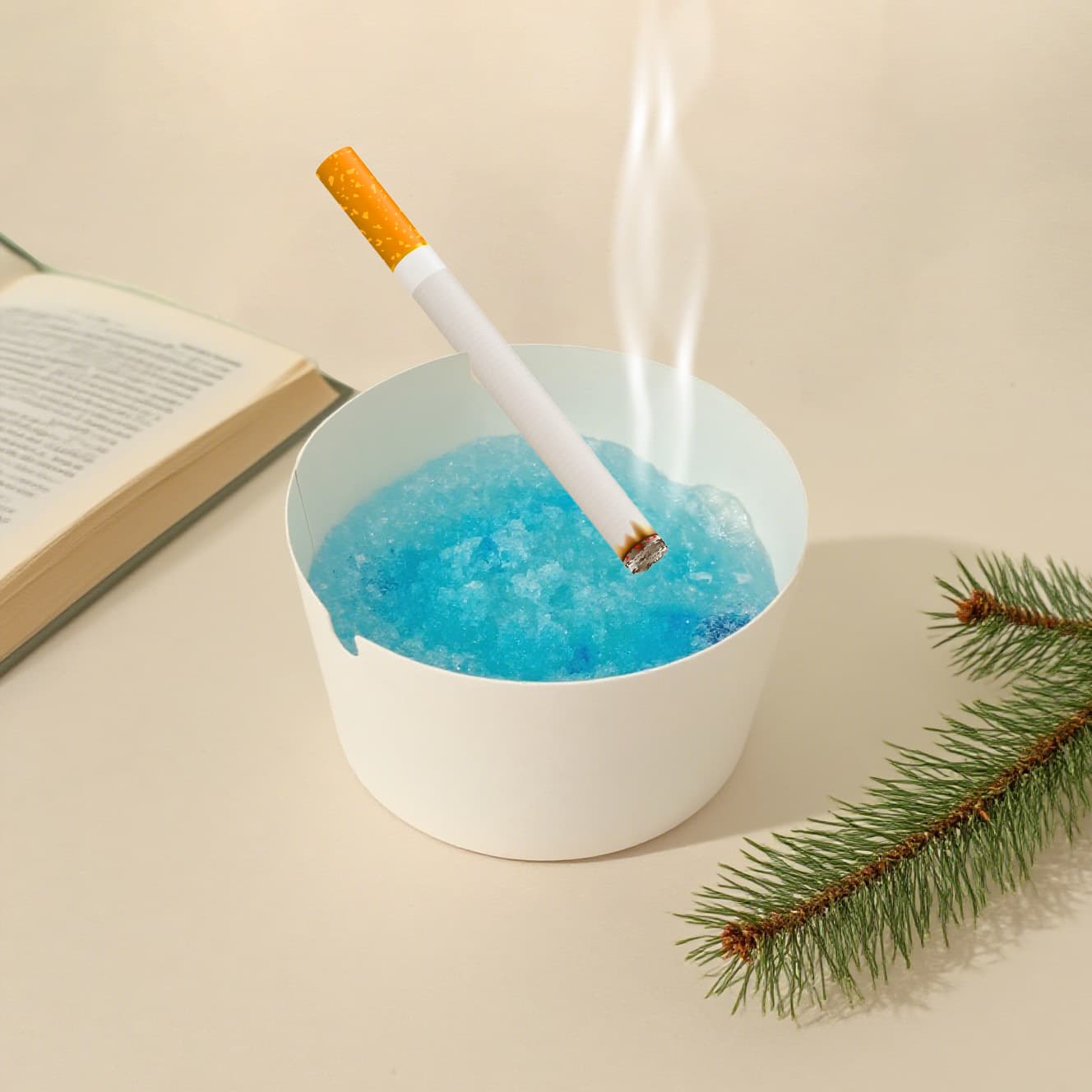 Customized disposable cigarette ashtrays, cross-border exclusive, hotel, no-cleaning, business travel, portable cigarette extinguisher.
