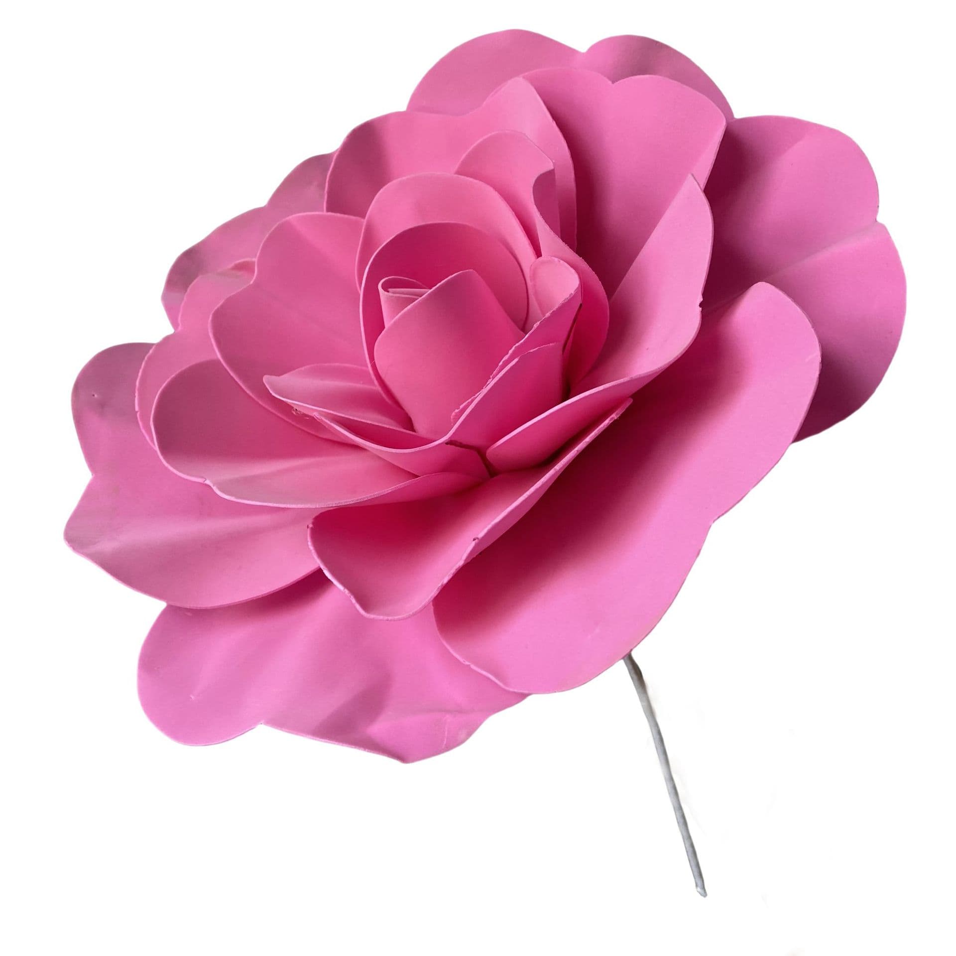 Factory Direct Large Wedding Background Foam Big Flower PE Artificial Rose Wedding Decoration Guide Flower